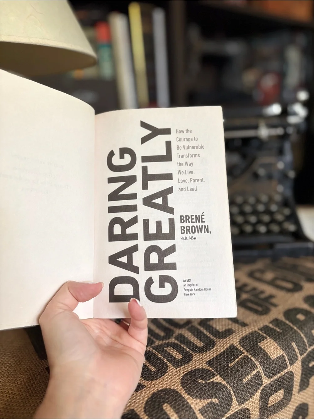 Brown - “Daring Greatly” paperback Book